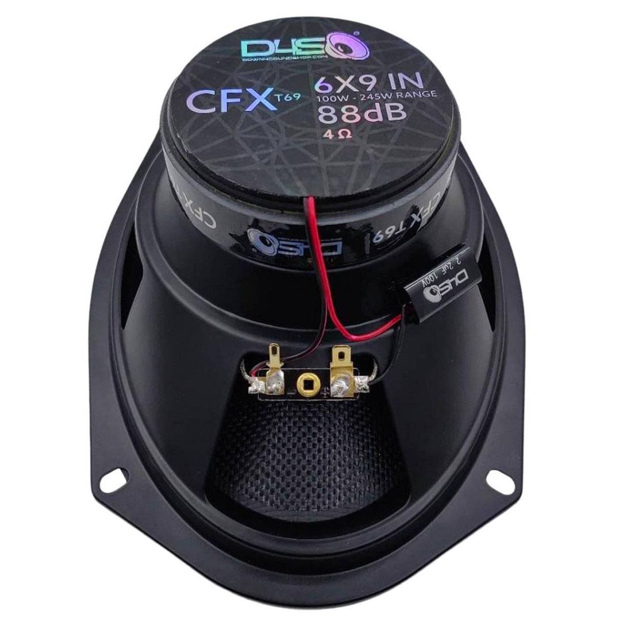 Down4Sound CFXT69 6"x9" 245W RMS Coaxial Speakers (Pair) Down4Sound