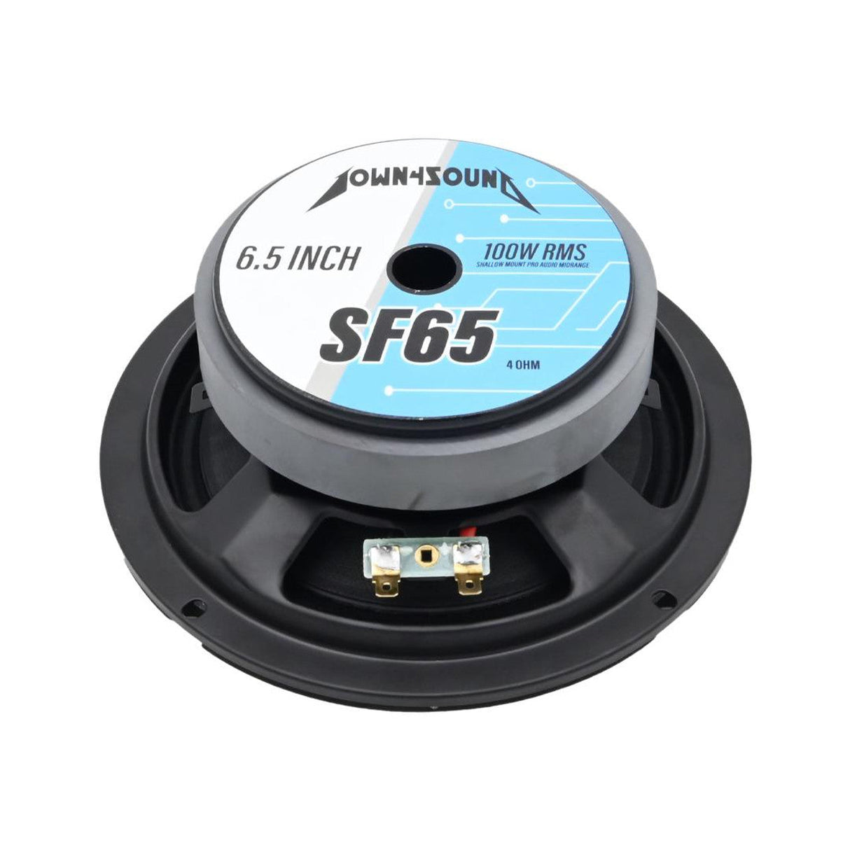Down4Sound D4S-SF654 6.5" 100W RMS Shallow Mount Midrange Speaker (Single) Down4Sound