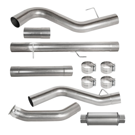 TruckTok 2013-2018 6.7L Ram Cummins 5" Turbo Back DPF Delete Pipe (With Muffler ) TruckTok