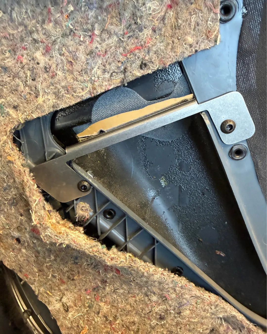 OBS Solutions #DP2 Passenger Door Panel Repair Bracket - alternate angle