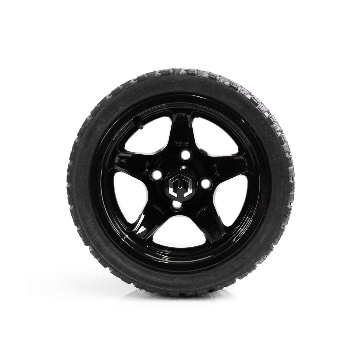 MODZ Drift 12x7 Glossy Black & X Comp X/T Tire Package