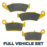 Honda CR125/CR250/CR500/CRF230 1995-2011 Ceramic Brake Pad Set Traild