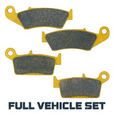 Suzuki DRZ 400/DRZ 4 2000-2026 Ceramic Brake Pad Set Traild