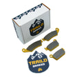 Yamaha WR250F/WR250R/WR450F 2003-2020 Ceramic Brake Pad Set Traild