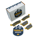Yamaha YZ125/YZ250/YZ250F/YZ450F 2020-2026 Ceramic Brake Pad Set Traild