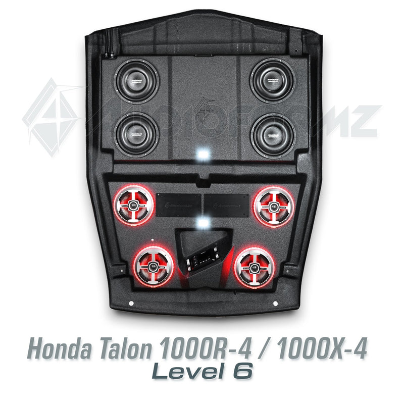 2019+ Honda Talon 1000R-4 / 1000X-4 Stereo Tops (4-Seat)