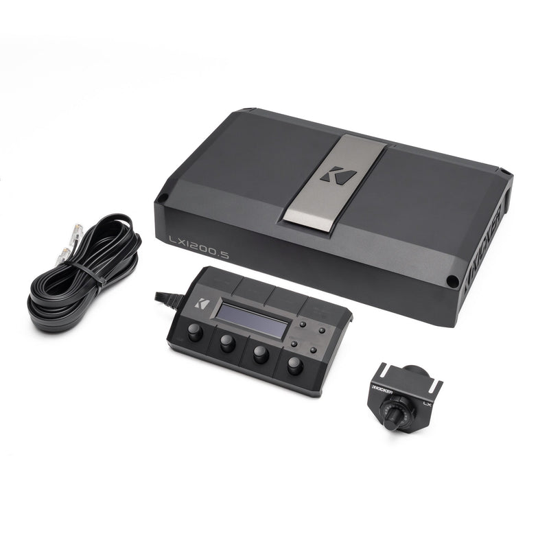 Kicker Plug & Play LX Amp Kit Bundle Upgrade | '18- Current JL Wrangler/ '20- Current JT Gladiator
