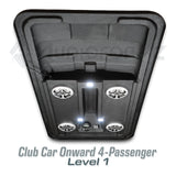 Club Car Onward 4-Passenger Golf Cart Stereo Tops (4-Seat) Club Car