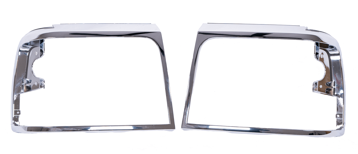 Complete Performance Chrome Headlight Bezels - 1992-1997 Ford F-Series & Bronco Complete Performance