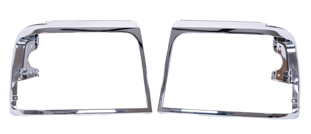 Complete Performance Chrome Headlight Bezels - 1992-1997 Ford F-Series & Bronco Complete Performance