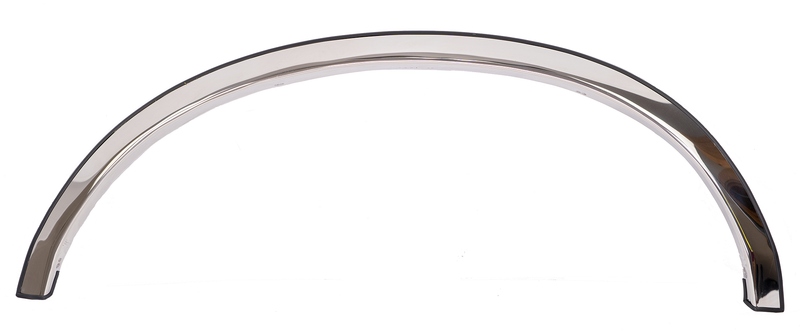 2" Polished Stainless Steel Fender Trim - 1992-1997 Ford F-Series & Bronco