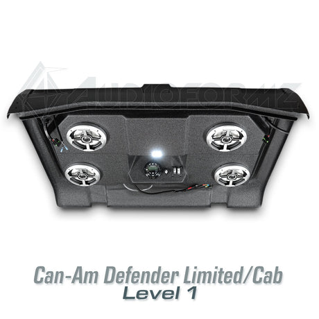 2026+ Can-Am Defender HD11 Limited/Cab Stereo Tops (2-Door)