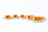 Complete Performance Amber Cab Light Kit - Dark Gray Base - 1973-1997 Ford F-Series Complete Performance