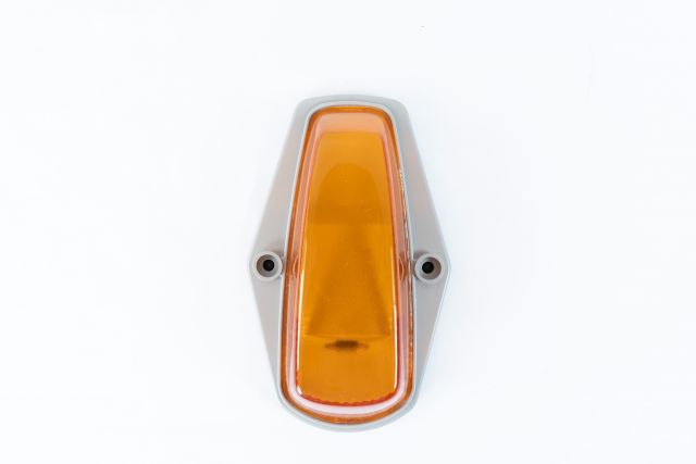 (1973-1997) Ford Fseries Complete Performance Amber Cab Light Kit - Dark Gray Base