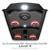 2021+ Can-Am Commander MAX / 2019+ Maverick Sport MAX Stereo Tops (4-Seat)