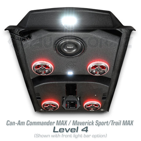 2021+ Can-Am Commander MAX / 2019+ Maverick Sport MAX Stereo Tops (4-Seat)