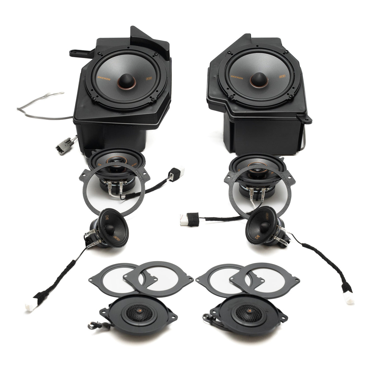 Kicker Plug & Play Full System Bundle Upgrade | '24 - Current JL Wrangler/ '24 - Current JT Gladiator
