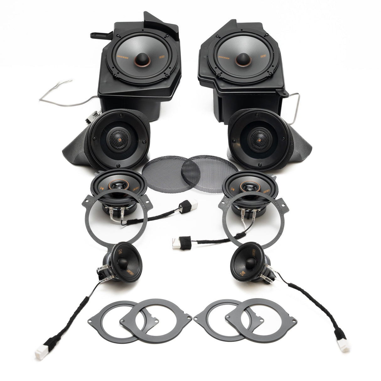 Kicker Plug & Play Full System Bundle Upgrade | '24 - Current JL Wrangler/ '24 - Current JT Gladiator
