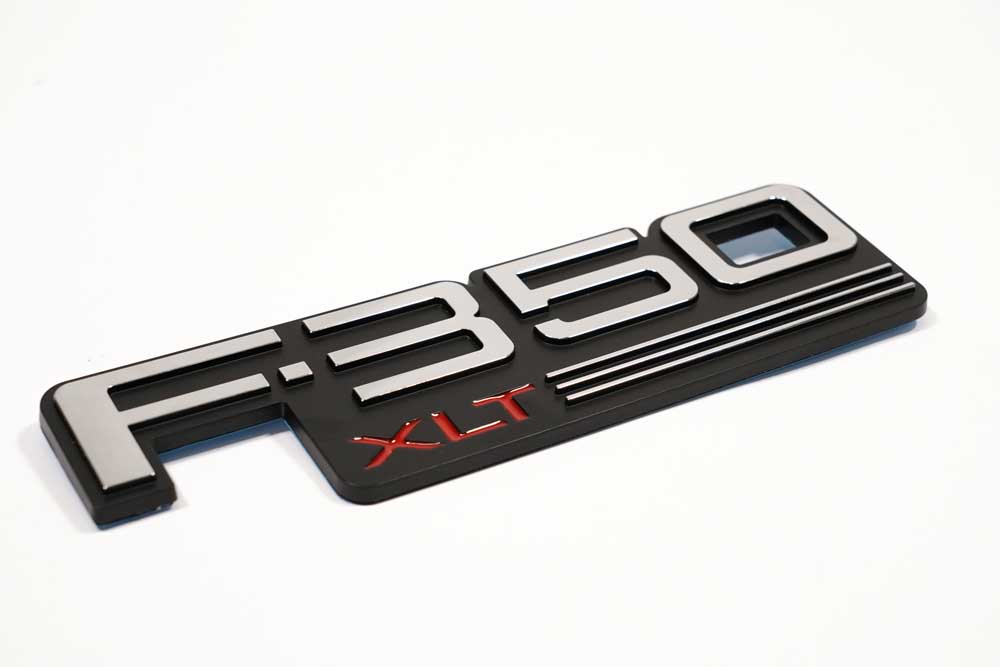 Complete Performance F350 XLT Badge - 1992-1997 Ford F-Series Complete Performance