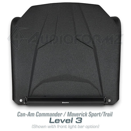 2021+ Can-Am Commander / 2019+ Maverick Sport / 2018+ Maverick Trail Stereo Tops (2-Seat)