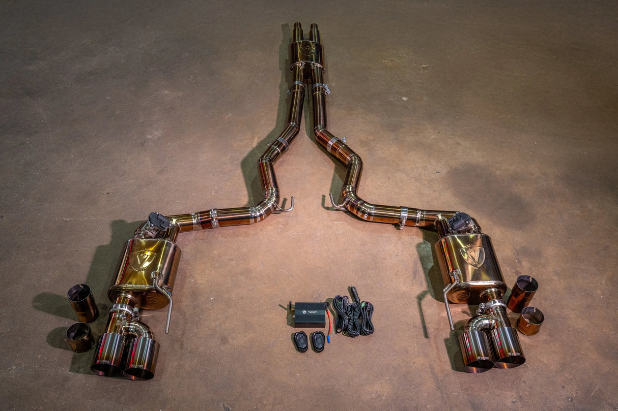 Ford Mustang GT S550 Valved Sport Exhaust System Valvetronic Designs