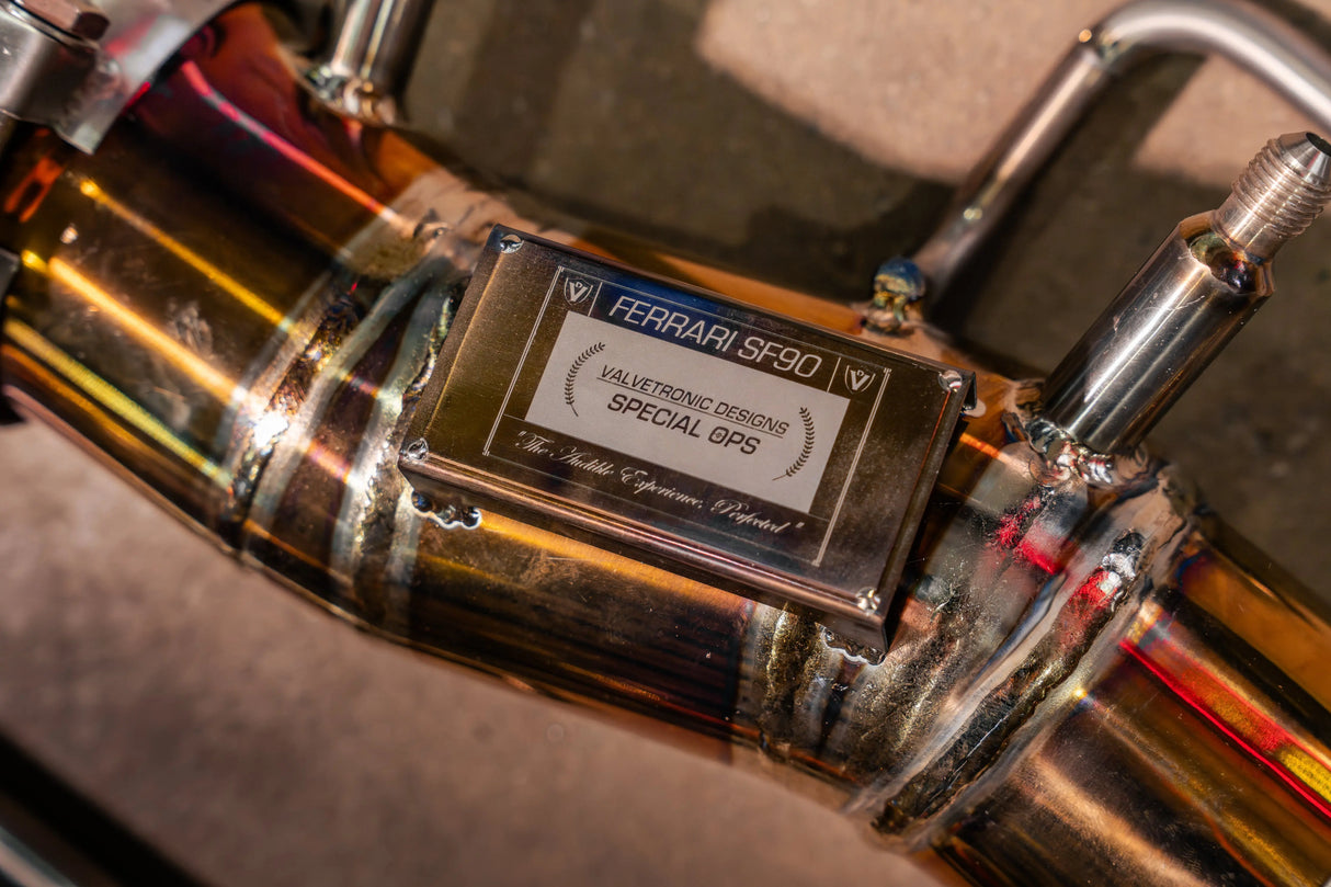 Ferrari SF90 RACE F1 Exhaust System Valvetronic Designs