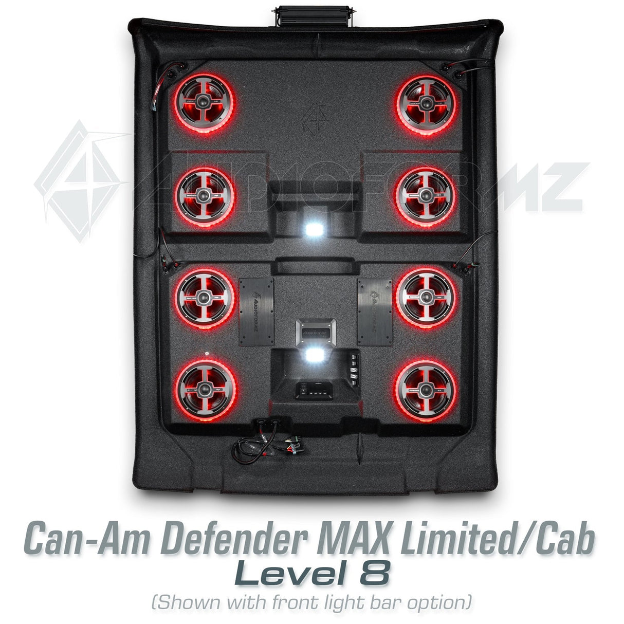 2026+ Can-Am Defender MAX HD11 Limited/Cab Stereo Tops (4-Door) Can-Am