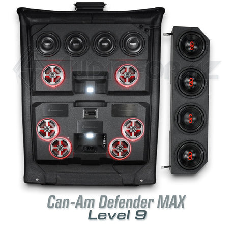 2026+ Can-Am Defender MAX HD11 Stereo Tops (4-Door)