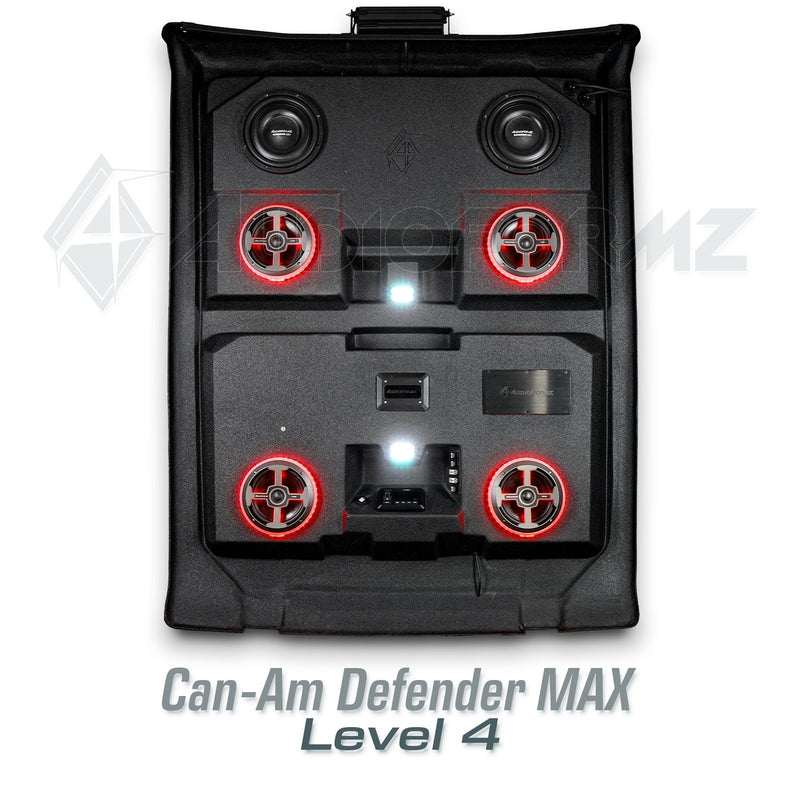 2026+ Can-Am Defender MAX HD11 Stereo Tops (4-Door)