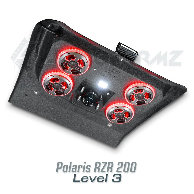2022+ Polaris RZR 200 Stereo Tops (2-Seat)