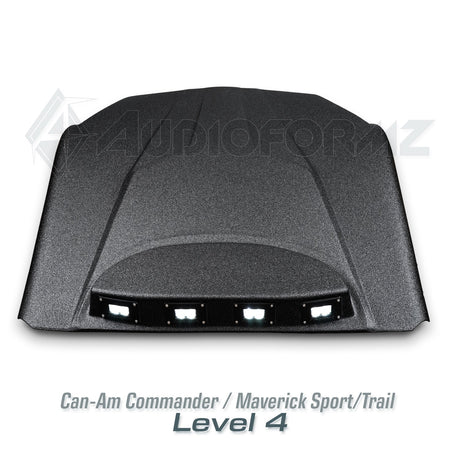 2021+ Can-Am Commander / 2019+ Maverick Sport / 2018+ Maverick Trail Stereo Tops (2-Seat)