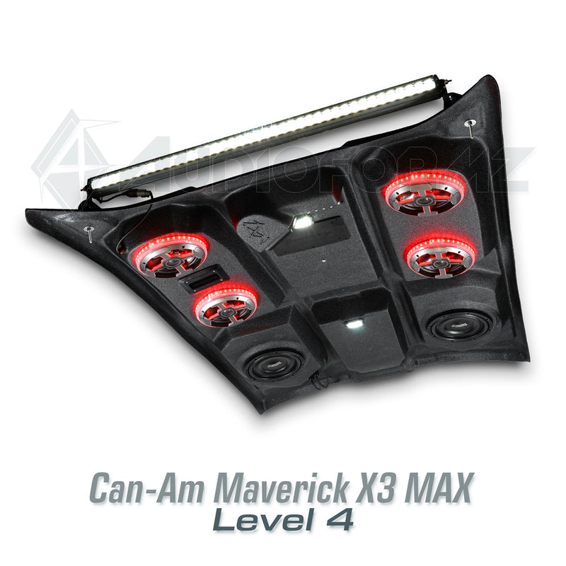 2017+ Can-Am Maverick X3 MAX Stereo Tops (4-Seat)