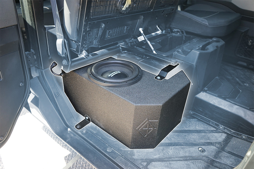 Polaris Ranger 1500 Crew 10" Under-Seat Subwoofer Box Polaris