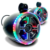 AudioFormz EVO2 8in 2-Way Component Marine IC LED Tower Speakers - Pair