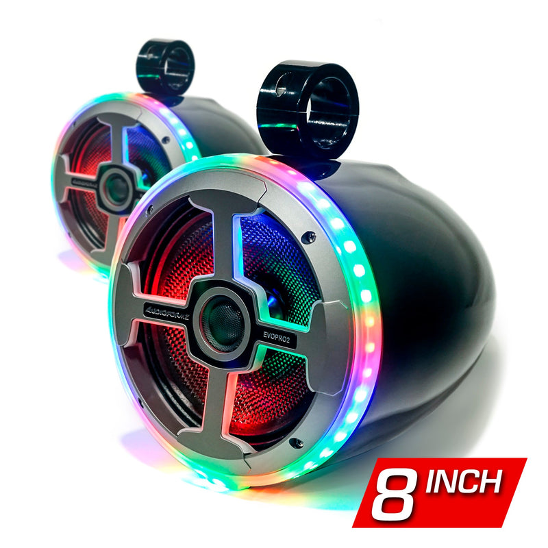 EVOPRO2 8in Tower Speakers - Pair (Installed)