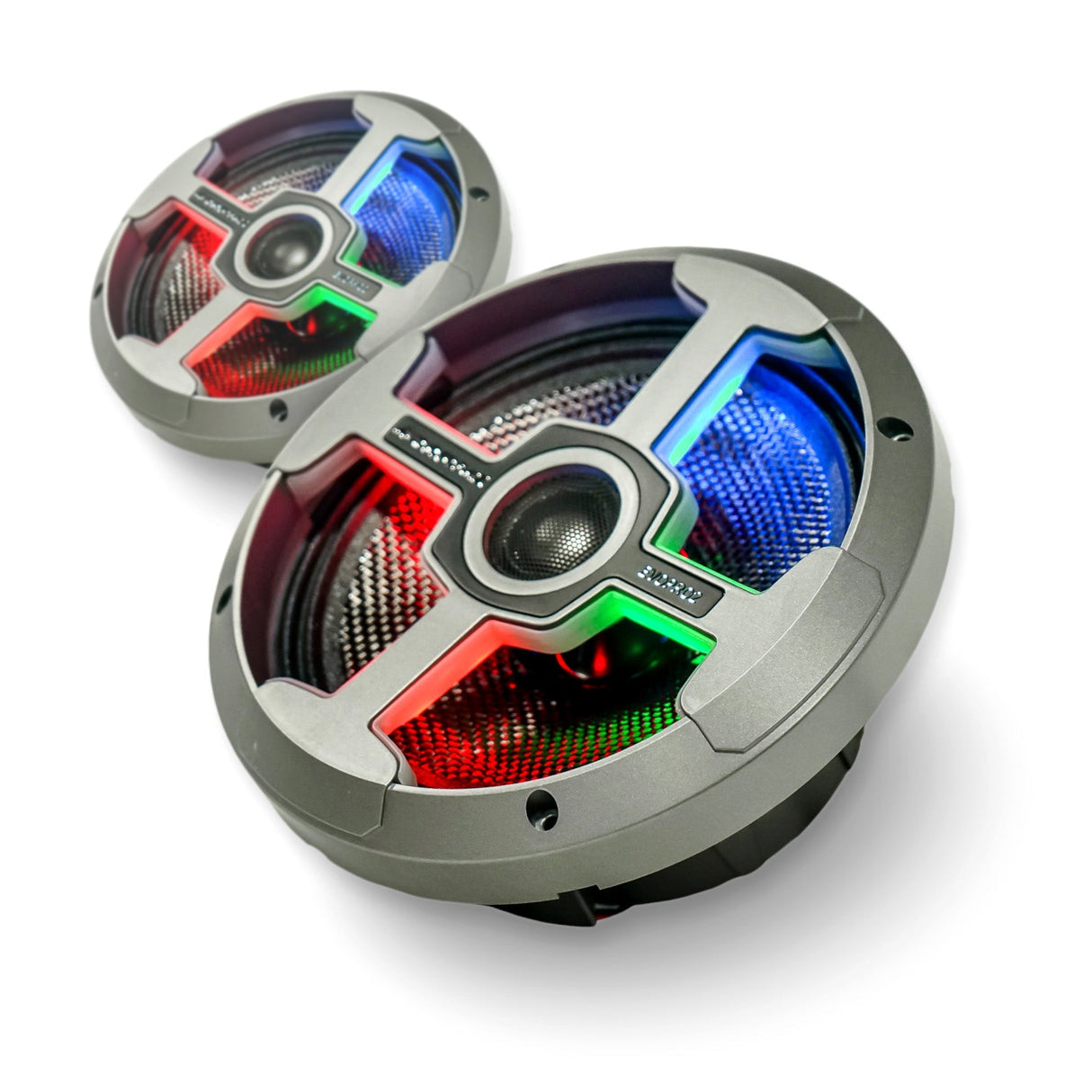 AudioFormz EVOPRO2 8in 3-Way Component Marine IC LED Loud Speakers - Pair Universal-Fit