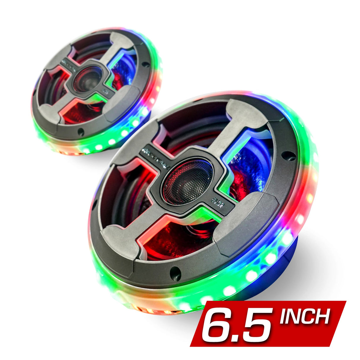 AudioFormz EVO2 6.5in 2-Way Marine IC LED Speakers - Pair