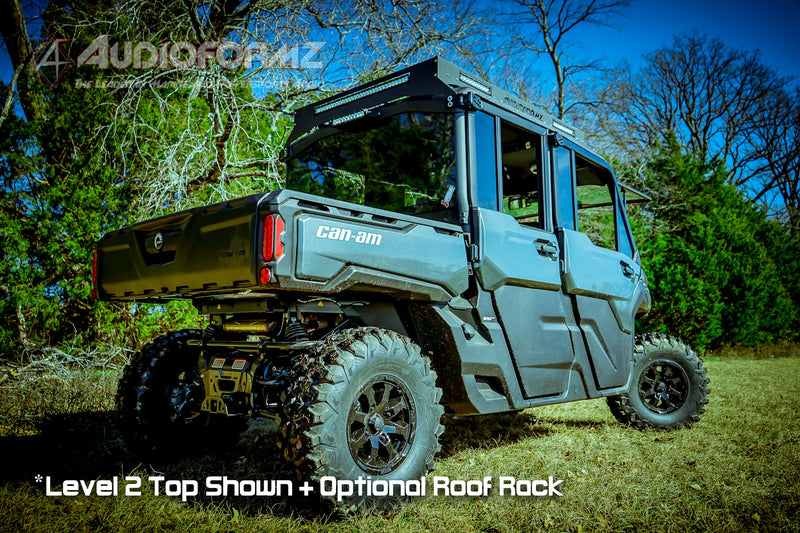 2026+ Can-Am Defender MAX HD11 Limited/Cab Stereo Tops (4-Door)