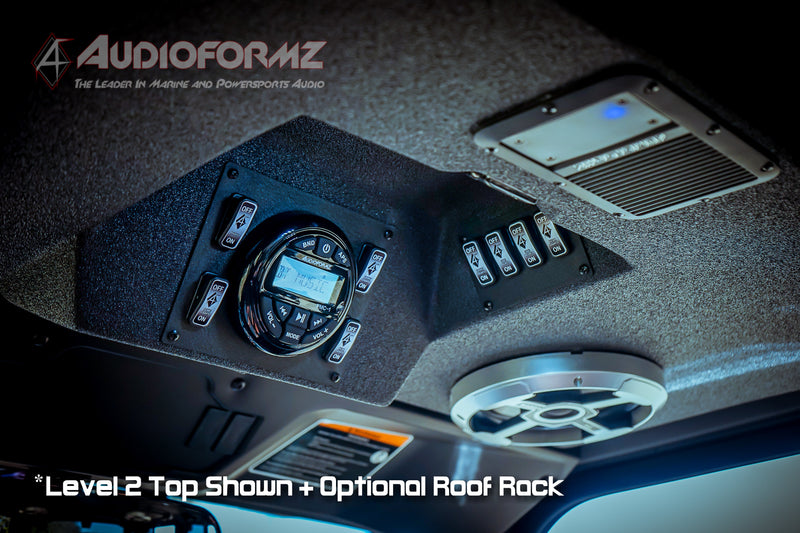 2016-2025 Can-Am Defender MAX HD7-HD10 Limited/Cab Stereo Tops (4-Door)