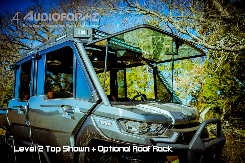 2016-2025 Can-Am Defender MAX HD7-HD10 Limited/Cab Stereo Tops (4-Door)