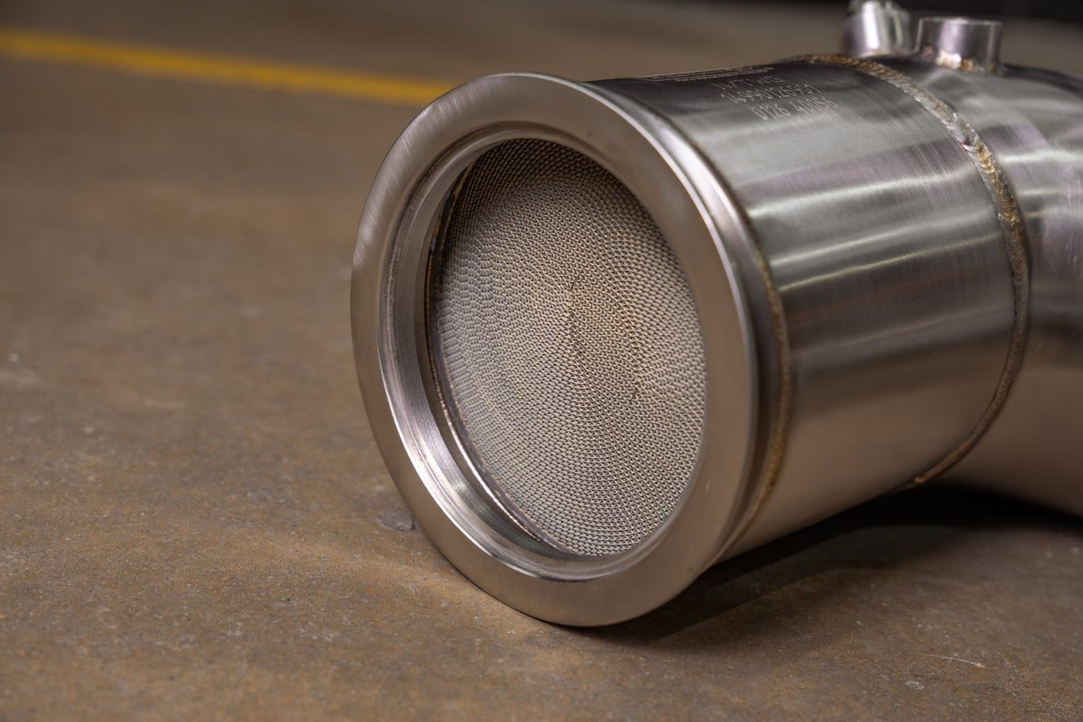 Audi C8 RS6 / RS7 400 Cell Catted Downpipes Valvetronic Designs