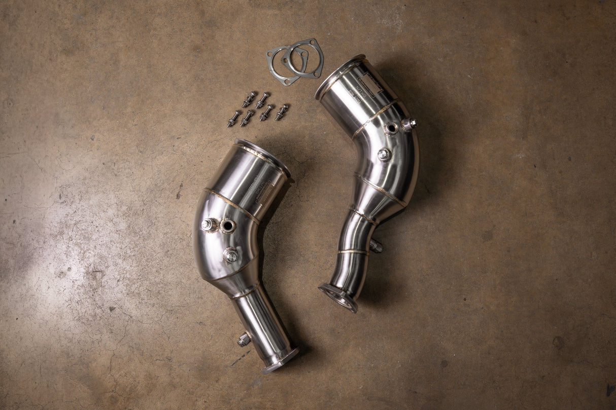 Audi C8 RS6 / RS7 400 Cell Catted Downpipes Valvetronic Designs