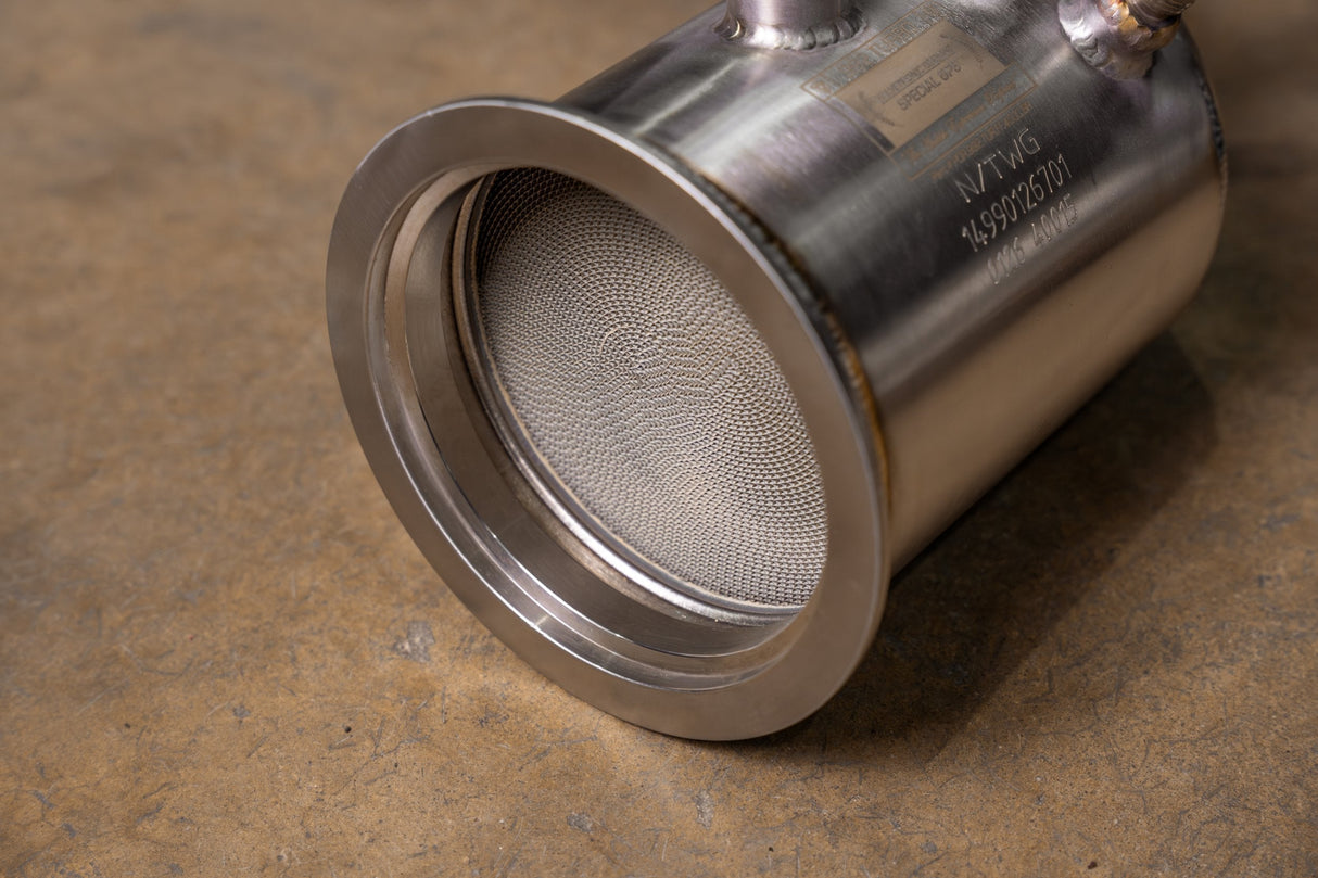 400 Cell Catted Down Pipes For Porsche 992 Turbo / Turbo S Valvetronic Designs