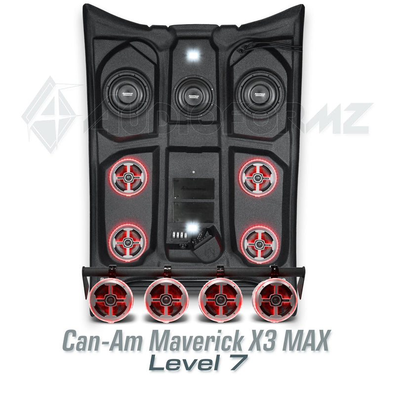 2017+ Can-Am Maverick X3 MAX Stereo Tops (4-Seat)