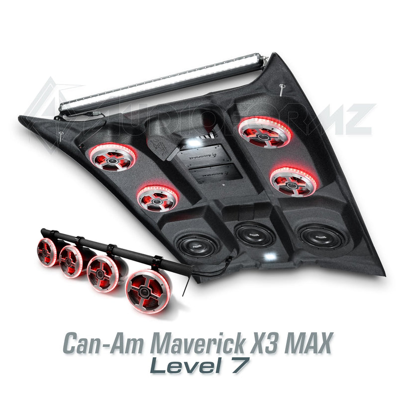 2017+ Can-Am Maverick X3 MAX Stereo Tops (4-Seat)
