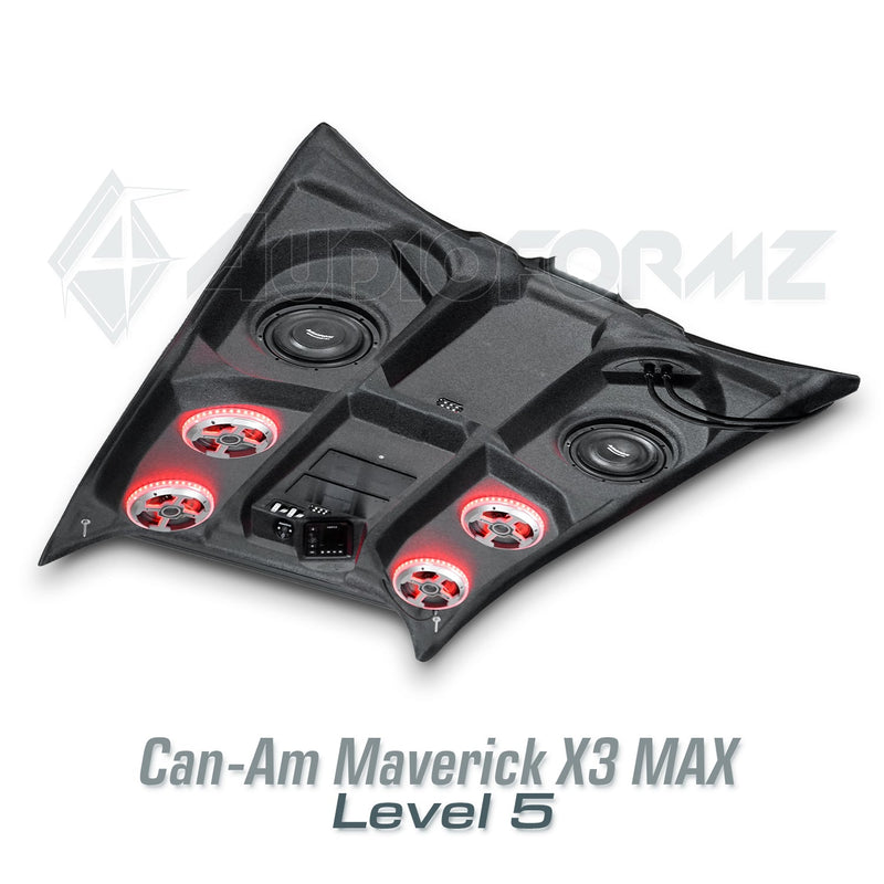 2017+ Can-Am Maverick X3 MAX Stereo Tops (4-Seat)
