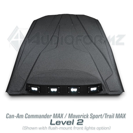 2021+ Can-Am Commander MAX / 2019+ Maverick Sport MAX Stereo Tops (4-Seat)