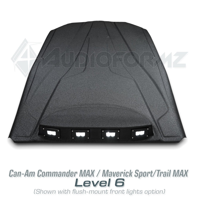 2021+ Can-Am Commander MAX / 2019+ Maverick Sport MAX Stereo Tops (4-Seat)
