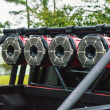 NXL 8" Marine and Powersports Towers LED RGB Lights 125 Watts Rms - Red