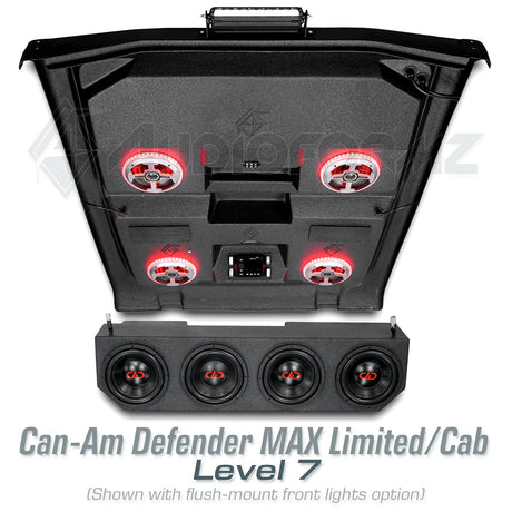 2026+ Can-Am Defender MAX HD11 Limited/Cab Stereo Tops (4-Door)